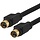 BL-265-106BK - Cmple - S-Video Cable Gold-Plated (SVHS) 4-PIN SVideo Cord - 6 Feet