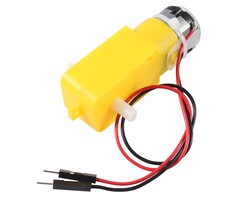 MOT-3-6V - AEDIKO - TT Motor Dual DC 3-6V Gearbox Motor 200RPM Ratio 1:48 Shaft Motor with 2.54mm Wire for Arduino DIY Smart Car Robot