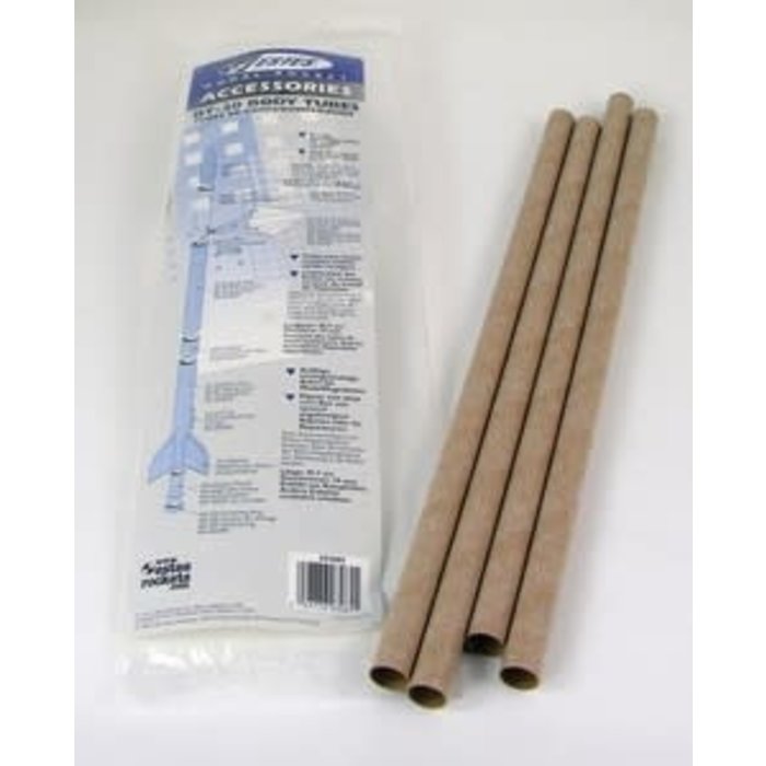 Estes Rockets EST3085 - BT-20 Body Tube, for Model Rockets (4 pk)