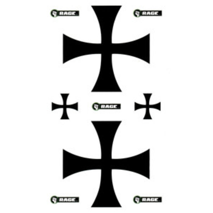 RageRC RGRA1223 - Decal Set; Vintage Stick