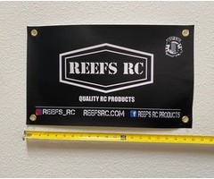 Reefs RC Premium Outdoor Vinyl Mini Banner w/ Grommets, 12"x20"