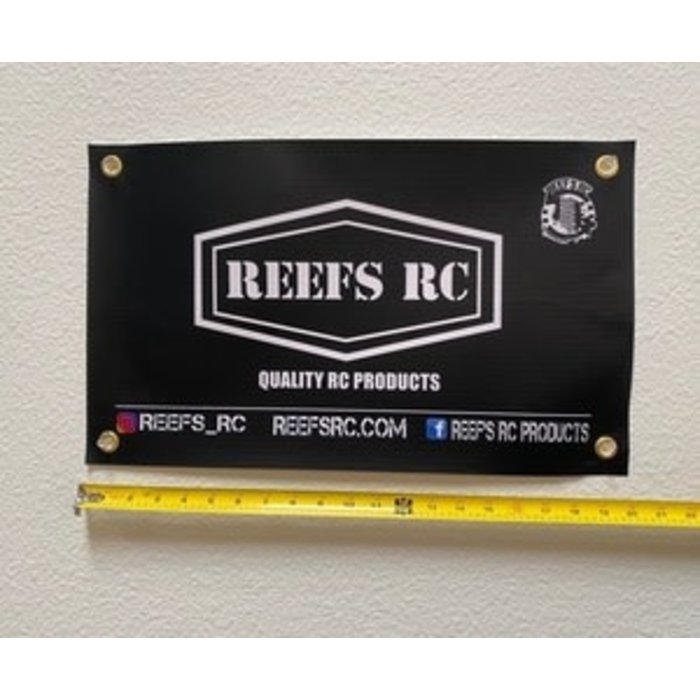Reefs RC SEHREEFS58 - Premium Outdoor Vinyl Mini Banner w/ Grommets, 12"x20"
