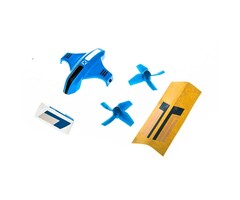 BLADE BLH9809 - CANOPY OPTION SET WITH PROPS, BLUE: INDUCTRIX SWITCH