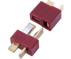 DEANS-PAIR - FLY RC Deans/T-Plug Connectors Male & Female Deans Style w/Shrink Tubing for RC LiPo Battery Pack ESC Electric Engine Motor Parts