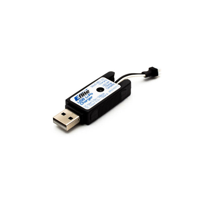 E-flite EFLC1013 - 1S USB Li-Po Charger, 500mAh High Current UMX
