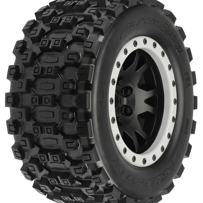 Pro-Line Racing PRO1013113 - Badlands MX43 Pro-Loc Mnt Impulse Blk,Grey(2):XMX