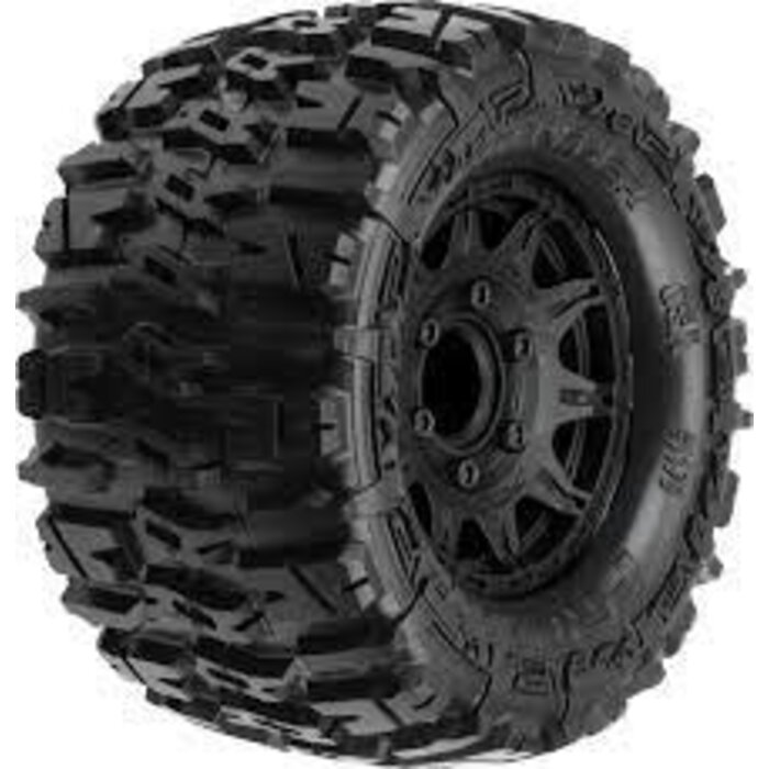 Pro-Line Racing PRO117010 - Trencher 2.8" MTD Raid Black 6x30 F/R