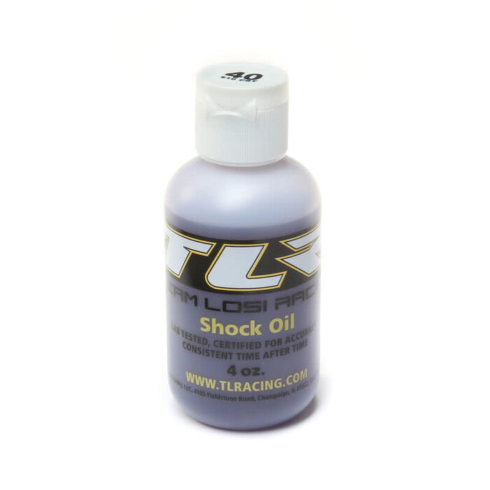 Team Losi Racing TLR74025 - Silicone Shock Oil, 40WT, 516CST, 4oz