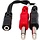 YMP-434 - Hosa - Single 3.5 mm TRS Female to Dual 1/4" in Male TS Stereo Breakout Cable