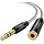 AUX-EXT-15FT - CableCreation - 15ft 3.5mm Headphone Extension Cable, CableCreation 3.5mm Male to Female Stereo Audio Cable Adapter with Gold Plated Connector, 15 Feet