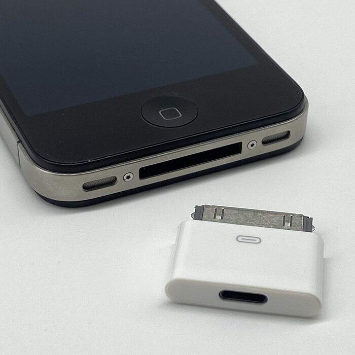 30PIN-LIGHT - WORLDBOYU - Lightning to 30 Pin Adapter Charging Sync Connector 8 Pin Female to 30 Pin Male Adapter Adapter for Select iPhone, iPad and iPod Models (White)