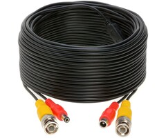 BNC-100 - Cables Direct Online - 100FT Black Premade BNC Video Power Cable/Wire for Security Camera, CCTV, DVR, Surveillance System, Plug & Play