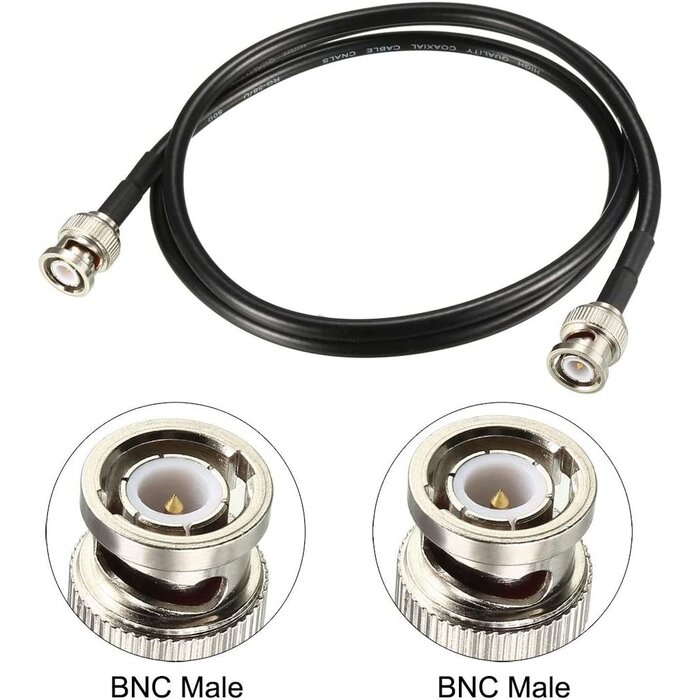 BNC-3FT - Antrader RG58 3 Feet 50-Ohm BNC Male to BNC Male Coaxial Cable