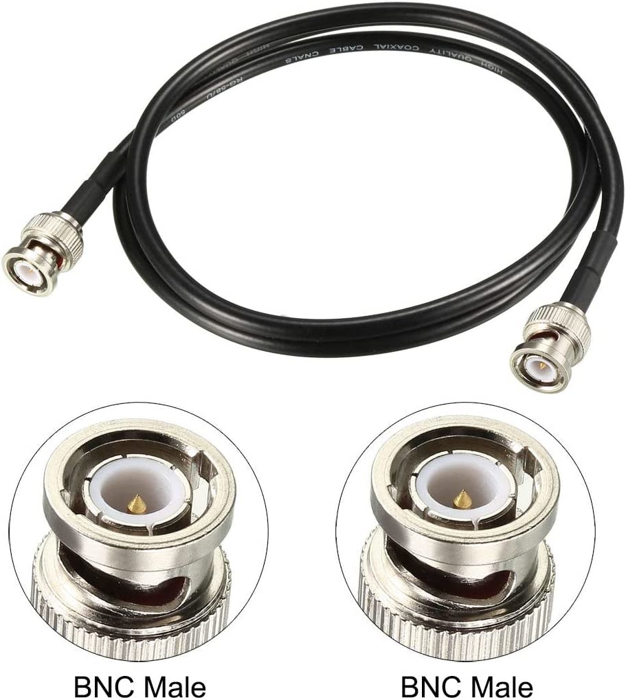 BNC-3FT - Antrader RG58 3 Feet 50-Ohm BNC Male to BNC Male Coaxial Cable