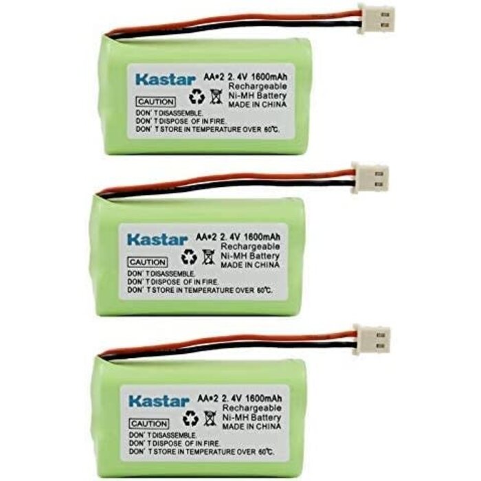 2.4V 1600mAh Cordless Phone Battery Replacement