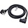 C13-RIGHT - Cable Matters - 16 AWG Low Profile Right Angle Power Cord (Power Cable) 6 Feet (NEMA 5-15P to Angled IEC C13)