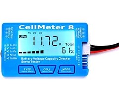 LSDX1 - FPVDrone - RC CellMeter 8 Digital Battery Capacity Checker Battery Voltage Tester LCD Backlight for LiPo Life Li-ion NiMH Nicd