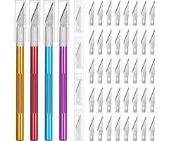 CRAFT-KNIFE - BBTO - Craft Knife Hobby Knife Stainless Steel Blades Kit for Cutting Carving Scrapbooking Art Creation