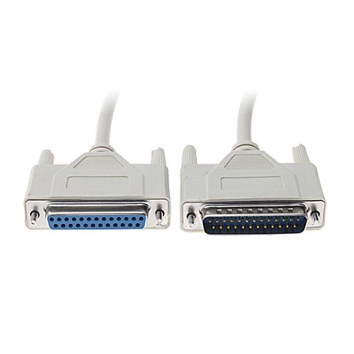 DB25-EXT - Uxcell - DB25 25 Pin Male to Female Serial Parallel Printer Extension Cable 2.6M