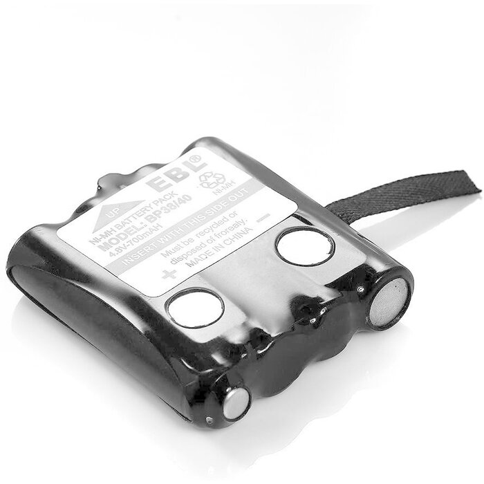EP-40 - EBL - BP-38 Two-Way Radio Batteries 4.8V 700mAh Replacement Battery for BP-38 BP-39 BT-1013 BT-537 BP-40 FRS-008