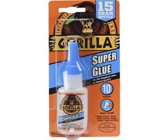 GORGLUE - Gorilla Super Glue 15 Gram Clear