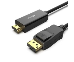 BENFEI 4K DisplayPort to HDMI 6 Feet Cable, Uni-Directional DP 1.2 Computer to HDMI 1.4 Screen Cable Compatible with HP, ThinkPad, AMD, NVIDIA, Desktop