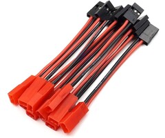 JST-2-JRFUTABA  - ShareGoo - 10CM 20AWG JST Female Plug to JR Futaba Male Servo Receiver Connector Adapter Cable for RC Car FPV Boat Lipo Battery RC Car Led Lights Cooling Fans