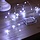 LED-10FT-COLDWHITE - XINKAITE - Cold White - LED String Lights, 30 Micro LEDs on 10Feet/3M Fairy String Lights, Silver Wire Fairy Lights, Battery Operated String Lights for Wedding Party Christmas Table Decorations, Cold White