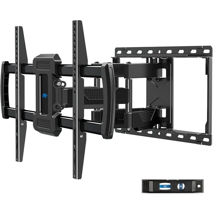 MD2296 - Mounting Dream - TV Wall Mount, UL Listed Full Motion Mount Bracket for 42-84 Inch Flat Screen TVs, Swivel Articulating Dual Arms, Max VESA 600x400mm, 100 LBS Loading, Fits 16 Inches Wood Studs, MD2296