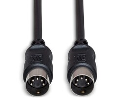 MIDI-5PIN-10FT - Hosa - MID-310BK 5-Pin DIN to 5-Pin DIN MIDI Cable, 10 Feet