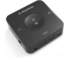 TC417 - Avantree Bluetooth 5.0 Transmitter Receiver for TV, Optical Digital Toslink, Volume Control for 3.5mm AUX, RCA, 20H Playtime, aptX Low Latency Wireless Audio Adapter for Headphones, Home Stereo
