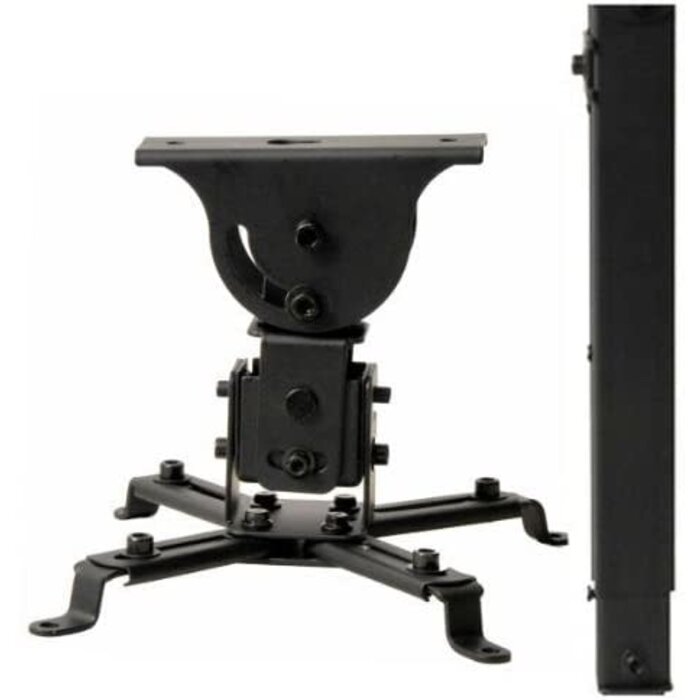 PJ2B - VideoSecu - Flat Vaulted Ceiling Projector Mount LCD DLP Bracket with Adjustable Height Rotating Swivel Arm One Piece PJ2B 1C9