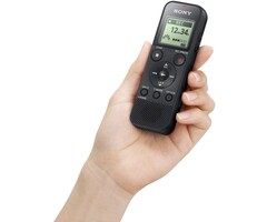 ICD-PX370 - Sony Mono Digital Voice Recorder with Built-In USB Voice Recorder, Black