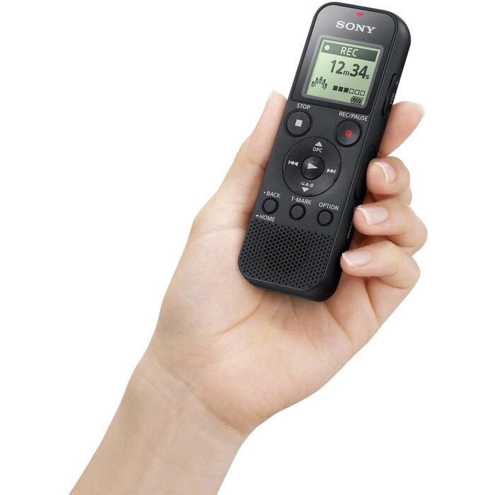 ICD-PX370 - Sony Mono Digital Voice Recorder with Built-In USB Voice Recorder, Black