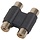 RCAAH210R - RCA Female to Female Dual Coupler Adapter Gold Plated RCA Cable Extension Connector for Amplifier, Subwoofer, Mixer