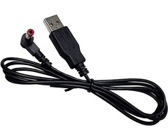 SiriusXM USB-RED-TIP - SRS SiriusXM® 5 Volt USB Power Adapter (3 Feet) with Red Tip For Power Connect Docks