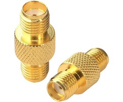 SMAF-FF - onelinkmore - SMA Connector FPV Antennas Radio Adapter SMA Female to Female Barrel Adapter Antenna Jack Adapter SMA to SMA Coupler Adapter for Antennas Wireless LAN Devices Coaxial Cable