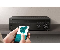 Sony 2-ch Home Stereo Receiver with Phono Inputs & Bluetooth Black STR-DH190