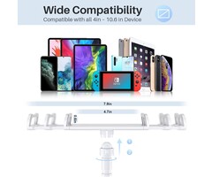 ANJ-30 - Tryone - Gooseneck Tablet Holder Stand for Bed Adjustable Flexible Arm Tablets Mount Clamp on Table Compatible with iPad Air Mini | Galaxy Tabs | Kindle Fire | Switch or Other 4.7-10.5" Devices