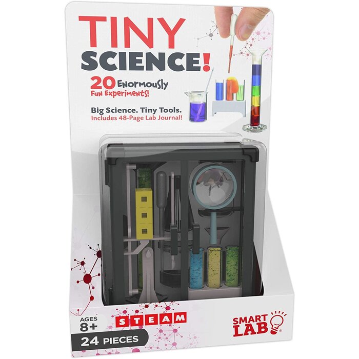 TINY-SCI - SmartLab Toys SL306054 Tiny Science, 3.75 x 4.625 x 2.125, Multicolor