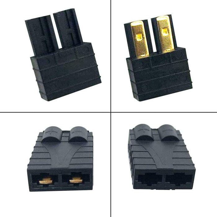 Traxxas TRAXX-CONNECT - YLP - Traxxas Lipo NiMh Brushless High-Current Connector ESC Battery RC Plugs Connector Compatible for Lipo Battery Slash, Rustler, Stampede, Bandit, E Revo