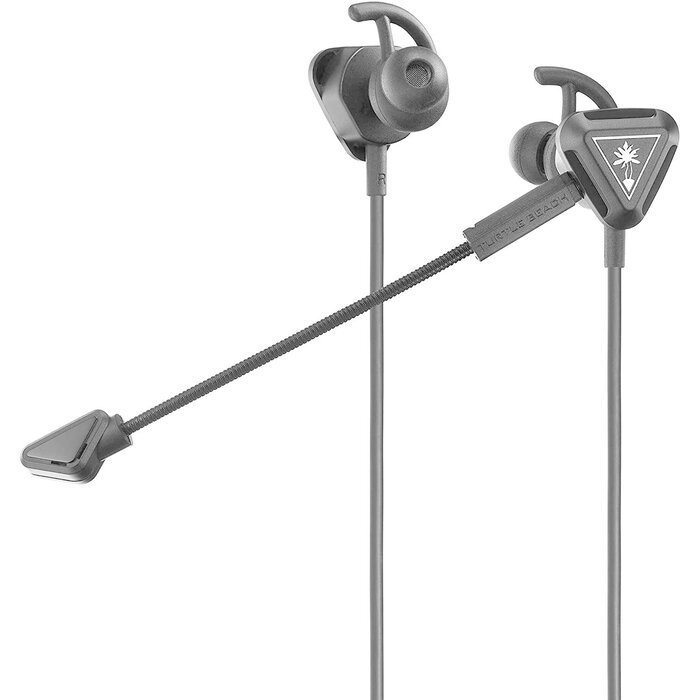 TBS-4002-01 - Turtle Beach - Turtle Beach Battle Buds In-Ear Gaming Headset for Mobile & PC with 3.5mm, Xbox Series X| S|One, PS5, PS4, PlayStation, Switch – Lightweight, In-Line Controls - Black/Silver