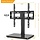 HTO3B-002 - Hemudu - Universal TV Stand/Base Tabletop TV Stand with Wall Mount for 32 to 70 inch 4 Level Height Adjustable, Heavy Duty Tempered Glass Base, Holds up to 110lbs Screens, HT03B-002