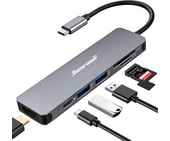 Hiearcool USBC-MULTI-PORT - Hiearcool - USB C Hub, Adapter USB C Dongle for MacBook  Pro, 7