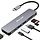 USBC-MULTI-PORT - Hiearcool - USB C Hub, Adapter USB C Dongle for MacBook Pro, 7 in 1 USB C to HDMI Multiport Adapter Compatible for USB C Laptops and Other Type C Devices (4K HDMI USB3.0 SD/TF Card Reader 100W PD)