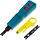 PUNCH-DOWN - AVESON - Punch Down Impact Tool with Two Blades - 110 and BK Network Wire Cable Cat6/Cat5e Telephone Impact Terminal Insertion Tools & Extra Network Wire Stripper