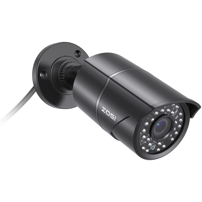 ZOSI-1920TVL-1 - ZOSI 1080P 1920TVL Security Camera Outdoor Indoor, Hybrid 4-in-1 TVI/CVI/AHD/960H CVBS Bullet Cam for Analog Home Office Surveillance DVR CCTV System,IP67 Weatherproof,120ft IR Night Vision,Black