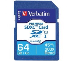 Verbatim VTM44024 - Class 10 Premium SDXC™ Card U1  (64GB) 45 Mbps