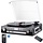 DIGIT-NOW - DIGITNOW - Bluetooth Record Player with Stereo Speakers, Turntable for Vinyl to MP3 with Cassette Play, AM/FM Radio, Remote Control, USB/SD Encoding, 3.5mm Music Output Jack