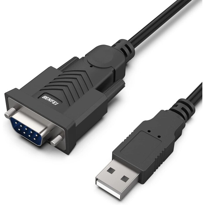USB-SERIAL-6FT - BENFEI USB to Serial Adapter Cable 6ft, BENFEI USB to RS-232 Male (9-pin) DB9 Serial Cable, Prolific Chipset, Windows 10/8.1/8/7, Mac OS X 10.6 and Above, 1.8M